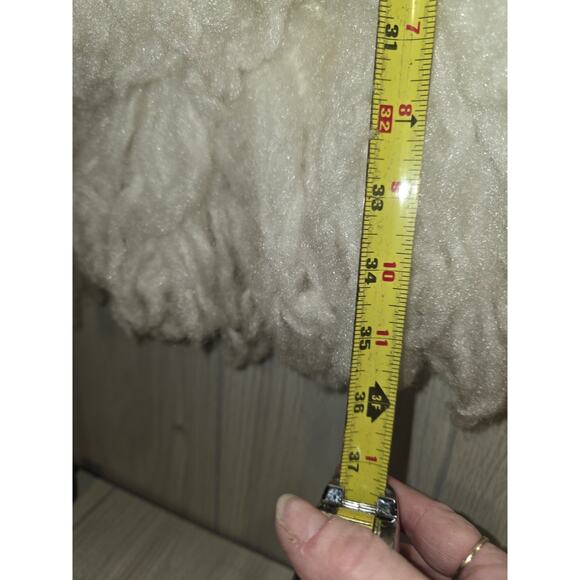 VTG Macrame Santa Claus Face Wall/Door Hanging Christmas Décor 36" Pocket Cards. - Picture 5 of 7